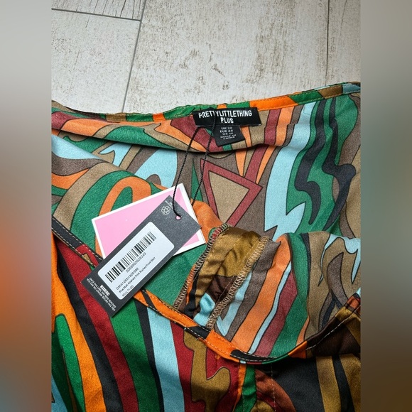 PLT Colorful Ruched Skirt - Picture 5 of 5